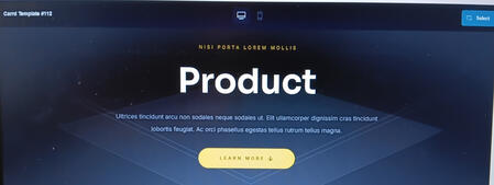 Hero Section (before)